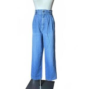 Lord Isaacs High-Waisted Tapered Leg Denim Jeans